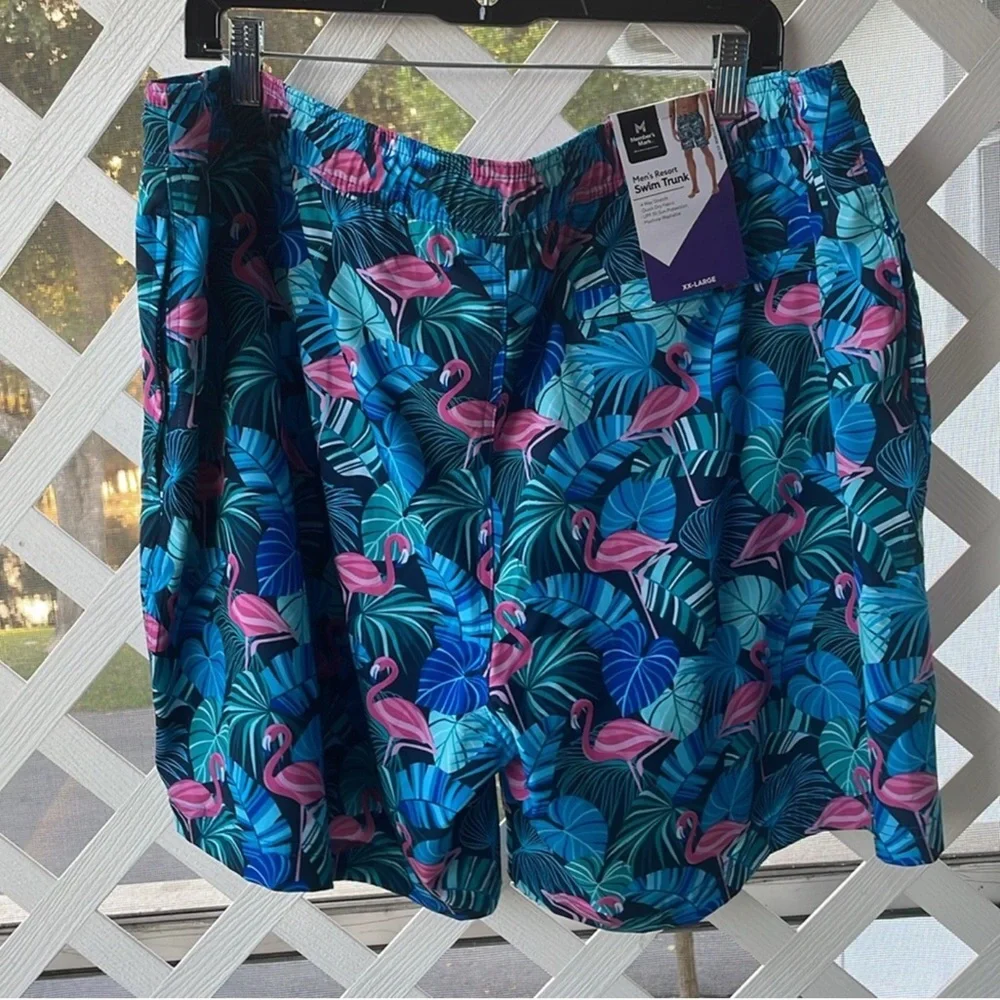 Member’s Mark ‘Flamingo Flow’ Swim Trunks